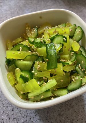 たくあんときゅうりの和え物-レシピのメイン写真
