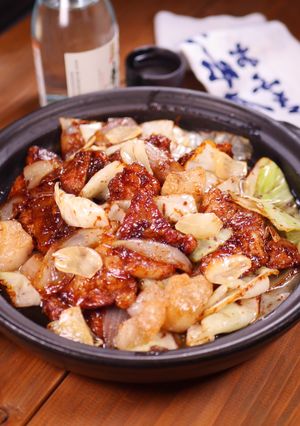 たっぷりキャベツと豚肉のスタミナ味噌炒め-レシピのメイン写真