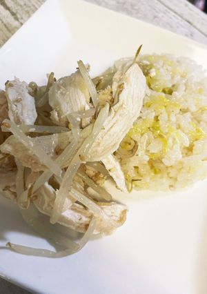 鶏むね肉とキャベツの中華風炊き込みご飯-レシピのメイン写真