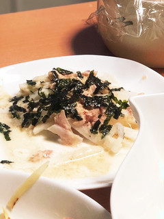 大根のツナ海苔乗せサラダ 混ぜない-レシピのメイン写真
