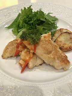 ささみやわらか レモンバター焼き-レシピのメイン写真