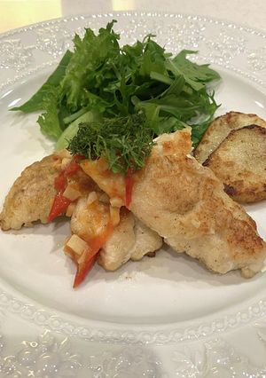 ささみやわらか　レモンバター焼き-レシピのメイン写真