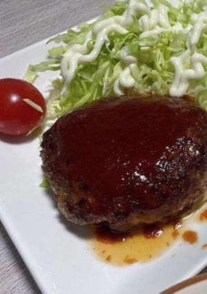 豆腐つなぎ豚ひき肉ハンバーグ-レシピのメイン写真