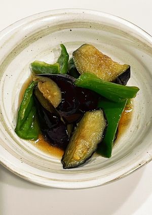 揚げ焼きで簡単！ナスとピーマンの揚げ浸し-レシピのメイン写真