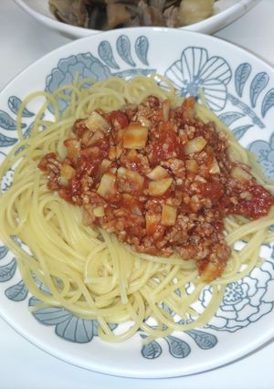 タケノコミートパスタ-レシピのメイン写真
