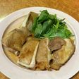 鶏のレモン照焼き カブとほうれん草添え
