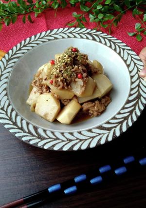 シリコンバッグで作る☆里芋の煮物-レシピのメイン写真