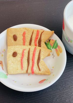 HMで簡単!鯉のぼりクッキー-レシピのメイン写真
