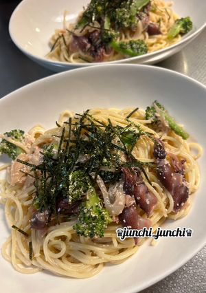 ★ホタルイカとブロッコリーの明太子パスタ-レシピのメイン写真