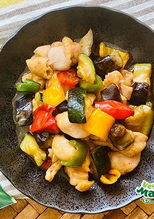 グリル野菜の簡単オイスターソース炒め-レシピのメイン写真