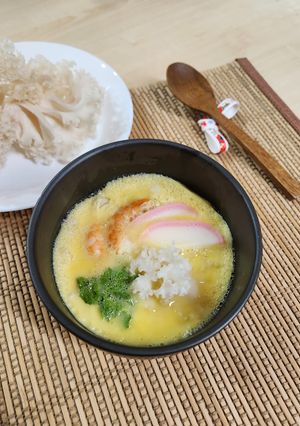 ☆ホホホタケ☆レンジde簡単茶わん蒸し-レシピのメイン写真