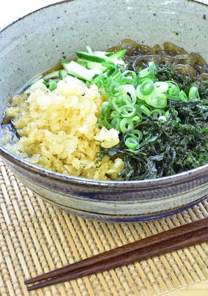 冷やしたぬきもずく麺-レシピのメイン写真