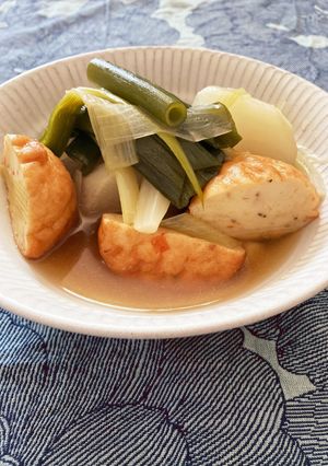 葉玉ねぎの煮物-レシピのメイン写真