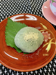 レンジで簡単 よもぎ餅-レシピのメイン写真