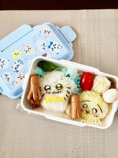 春の遠足 ちいかわキャラ弁モモンガうさぎ-レシピのメイン写真