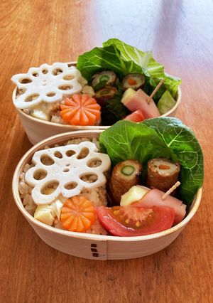 ちくわの肉巻き弁当-レシピのメイン写真