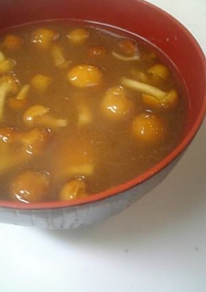 ちょっとこだわりなめこの味噌汁-レシピのメイン写真