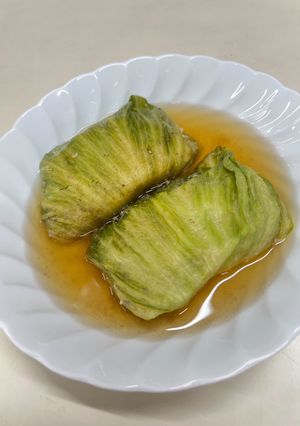 レンジで簡単！和風ロールレタス-レシピのメイン写真