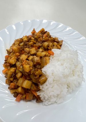 シャキシャキ根菜ドライカレー-レシピのメイン写真