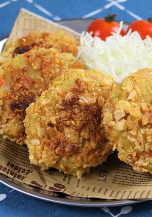 グルテンフリー！コーンフレークコロッケ-レシピのメイン写真