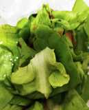 サラダ菜のキムチの素の和え物
