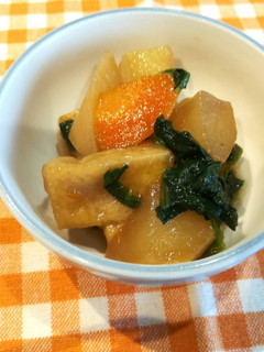 保育園給食★高野豆腐のオランダ煮-レシピのメイン写真