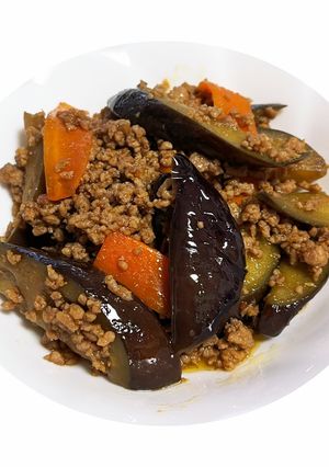 お肉がゴロゴロ我が家の麻婆茄子-レシピのメイン写真