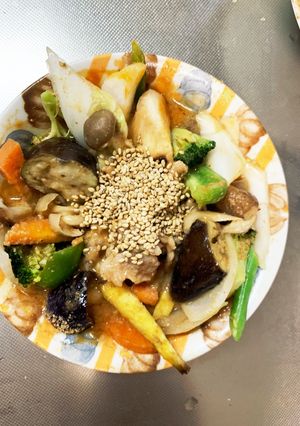 簡単きな粉ケチャ照味豚こま大根青椒肉絲風-レシピのメイン写真