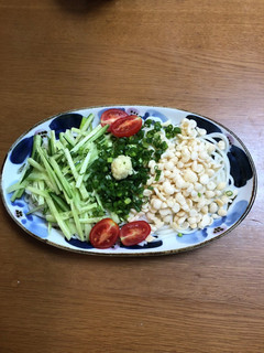 五島うどんで簡単冷やしうどん-レシピのメイン写真