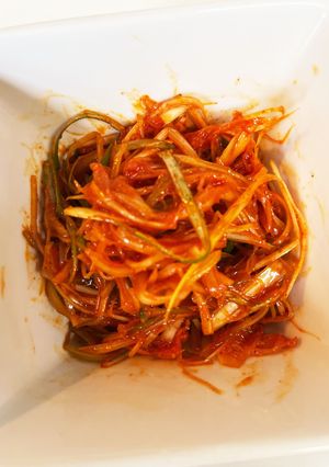 簡単パムチム 長葱の韓国サラダ-レシピのメイン写真