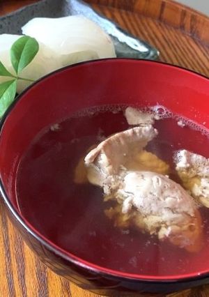 カワハギの・肝吸い-レシピのメイン写真