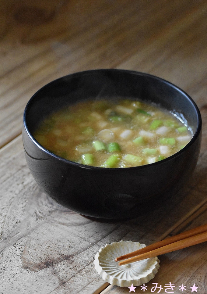 母の味☆たっぷりねぎだけの粕汁-レシピのメイン写真