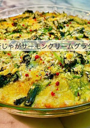新じゃがサーモンクリームグラタン-レシピのメイン写真