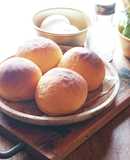 トマト缶で★ふんわり可愛いトマト丸パン