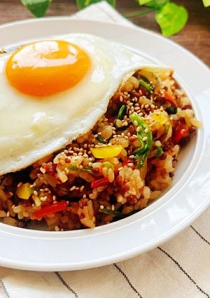 巻かずに簡単♪キンパ風炒飯-レシピのメイン写真