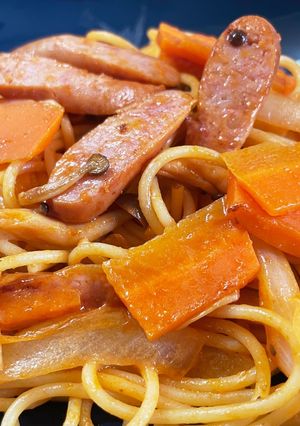 パパが休日に作るナポリタン-レシピのメイン写真