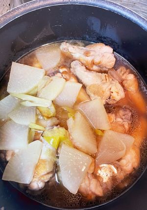 鶏手羽元と大根の白だし煮-レシピのメイン写真