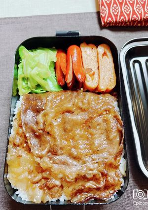 薄切りサーロイン弁当-レシピのメイン写真