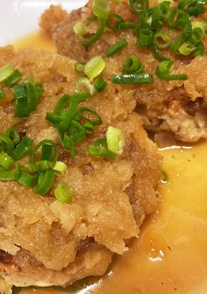 ヘルシー！豆腐の和風ハンバーグ-レシピのメイン写真