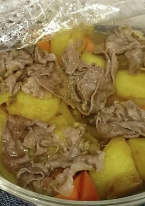 レンジで簡単！カレー肉じゃが-レシピのメイン写真