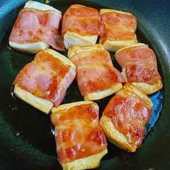 A picture of ベーコン巻き豆腐の照り焼き風〜♪♪.