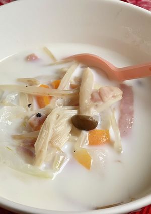 たっぷり野菜のミルクスープ-レシピのメイン写真