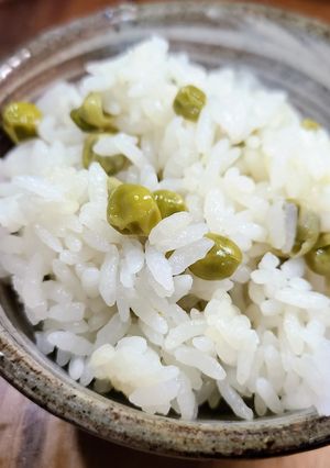 グリーンピースの炊き込みご飯-レシピのメイン写真
