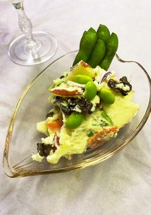 ポテトサラダには皮ごとフルーツを♪-レシピのメイン写真