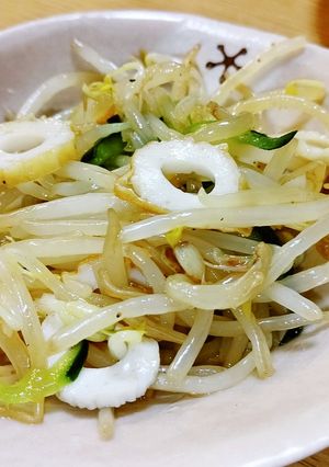 茹でもやしに自家製ドレッシング！-レシピのメイン写真