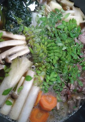木の芽鍋★山椒の葉-レシピのメイン写真