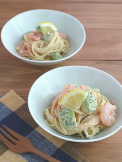 アボカドとえびの明太子パスタサラダ-レシピのメイン写真