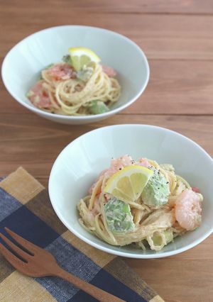 アボカドとえびの明太子パスタサラダ-レシピのメイン写真