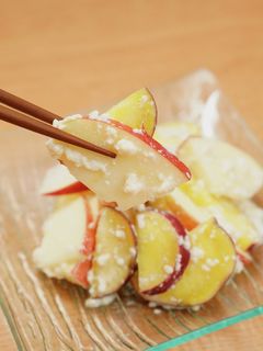 りんごとサツマイモの白和え-レシピのメイン写真