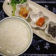 はなびし草のお粥と腐乳